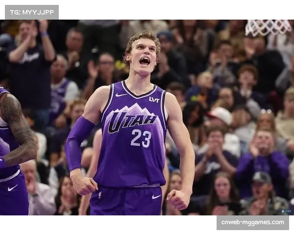 乔治准绝杀三分命中后，爵士主场沸腾时刻